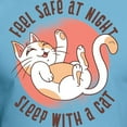 thumbnail image 3 of CafePress - Sleep With A Cat T Shirt - Fitted T-Shirt, Vintage Fit Soft Cotton Tee, 3 of 4