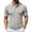 Grey, variant on SGMVNU Men's Short Sleeve Polo Shirts, Solid Color V Neck Collared Golf Tee, Casual Slim Fit Breathable Summer T Shirts for Daily Work Outdoor Brick Red L