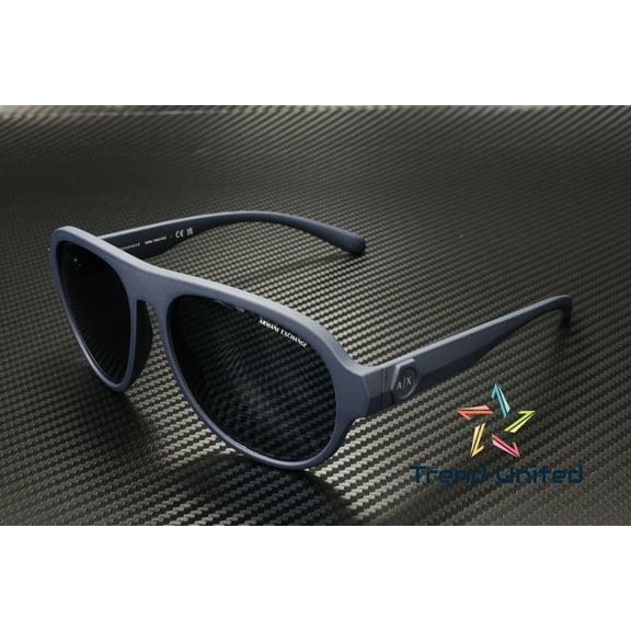 Armani Exchange Blue Pilot Men's Sunglasses AX4126SU 818180 58