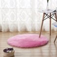 thumbnail image 1 of Namzi Alfombra de baño antideslizante de felpa suave,ideal para el suelo del baño, bañera y ducha. Alfombra de baño tipo pasillo, accesorios decorativos de 68,5 x 68,5 cm (rosa)., 1 of 5