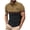 Black, variant on Mens Western Cowboy Print Short Sleeve Shirt Casual Button Down Collar Outdoor Riding Country Concert Rodeo Dress Up