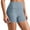 Blue, variant on Women's Yoga Shorts Stretch Sport Short Comfy High Waist Ruched Side Wicking Active Shorts Workout Running