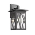 thumbnail image 1 of Chloe Lighting CH2S080BK14-OD1 Anthony Transitional 1 Light Textured Black Outdoor Wall Sconce - 14 in., 1 of 1