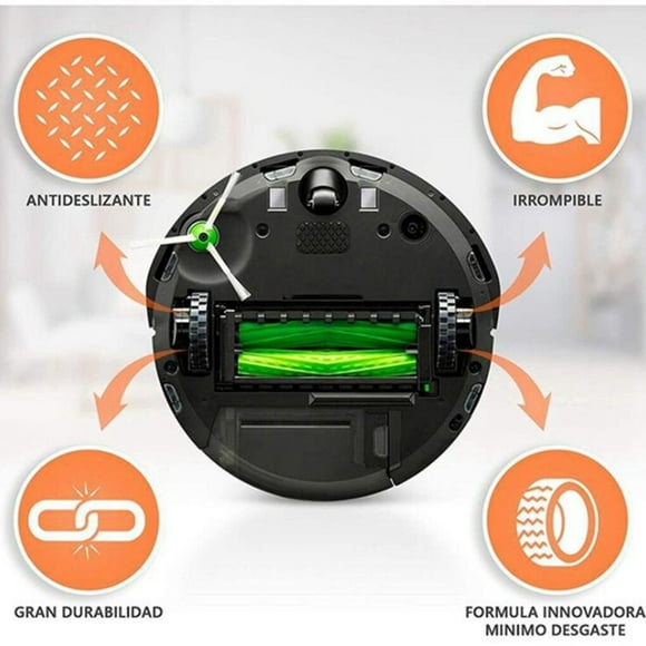 Dalazy Vacuum Wheel Belt Anti-slip Tire Band Vacuum Robot Wheel Accessory Replacement for Irobot Roomba