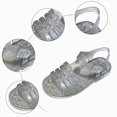 thumbnail image 5 of Godom Girls Sandals Open Toe Summer Flats Dress Sandal Shoes for Toddler Little Big Kid, 5 of 5
