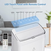 14,000BTU Portable Air Conditioners Cools up to 750 Sq.ft, Portable AC Built-in Cool, Dehumidifier, Fan, Sleep Modes with Digital Display, Room Air Conditioner with Remote Control