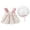 v#143Pink259, variant on Rggeeun Toddler Baby Girls Spaghetti Strap Strawberry Print Princess Dress Hat Clothes Dresses Breathable Casual O-Neck Sundress
