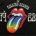 thumbnail image 2 of The Rolling Stones - Camiseta Sixty Arco Iris para Mujer (Negro), 2 of 5