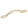 thumbnail image 2 of Amerock Allison Value Polished Brass 3-inch (76mm) Center Pull, 2 of 2