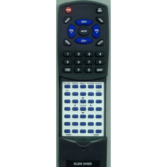Replacement Remote for TOSHIBA 75002548, RT75002548, CT90262, 26HLC56, 42HL57, 37HLC56, 32HLC56, 32HL86, 37HL57, 26HL86, 32HL57, 37HL86, 26HL37, 26HL