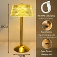 thumbnail image 3 of Lámpara LED sin cuerda, lámpara nocturna de carga usb, lámpara táctil, barra de café, dormitorio del hotel, lámpara de Ambiente decorativo Genérico 台灯, 3 of 5