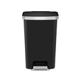 thumbnail image 3 of Better Homes & Gardens 11.9 Gallon Plastic Kitchen Step Trash Can, Black, 3 of 13