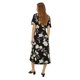 thumbnail image 2 of Dorothy Perkins - Vestido Midi Floral para Mujer (Negro), 2 of 3