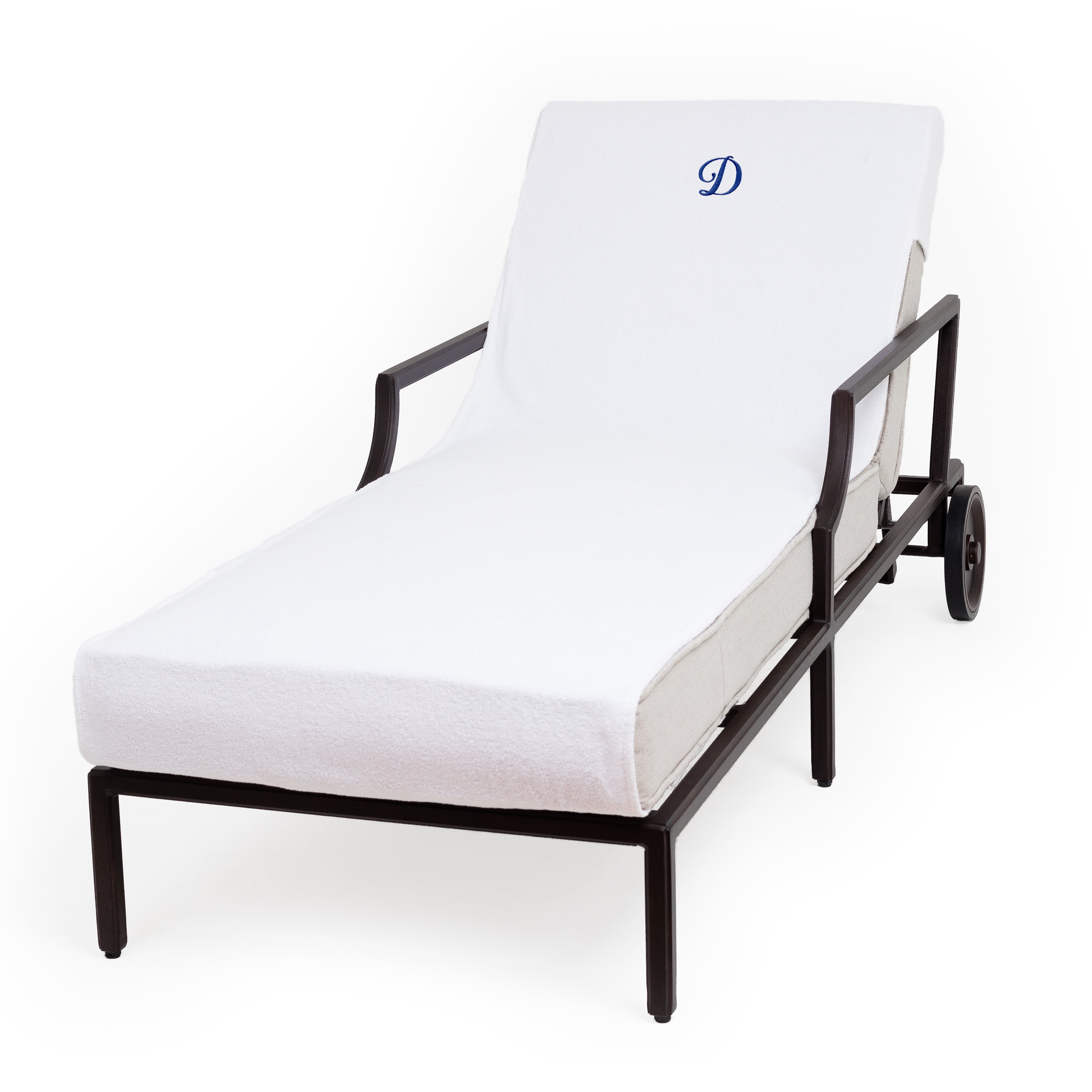 Linum Home Textiles Personalized Standard Size Chaise Lounge Cover