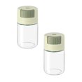 thumbnail image 1 of Oleegame 2PC Spice Dispenser Mini Kitchen Mini Seasoning Quantitative Seasoning Jar Seasoning Jar Metering Seasoning Jar Quantitative Seasoning Bottle Kitchen Seasoning Jar Press Seasoning Jar, 1 of 5