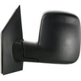 thumbnail image 5 of Mirror Compatible With 2003-2007 GMC Savana 2500 Chevrolet Express 3500 Left Driver Side Textured Black Kool-Vue, 5 of 6