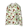 thumbnail image 2 of Fotbe Cute Bear Men's Women's UPF 50+ Sun Protection Jacket Hooded Cooling Shirt with Pockets Hiking Outdoor Performance-Medium, 2 of 9