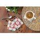 thumbnail image 4 of Juego de 4 posavasos de espuma Carolines Treasures Ck5214fc Kyi-leo Love Afortunado Sencillez, 4 of 4