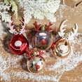 thumbnail image 2 of Mosey Christmas Tree Ball Pendant Elk Easy Hanging Scene Layout Cartoon Xmas Party Decoration Ball Pendant Party Supplies, 2 of 7