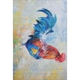 thumbnail image 2 of Addison Rugs Mayfield Washable Kitchen Rooster Blue Rectangle Rug, 5' x 7'6", 2 of 6