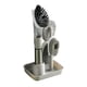 thumbnail image 1 of Wosthever Cepillo de esponja Sartén portátil Limpieza extraíble Cepillos suaves de silicona Utensilios de cocina Fregadero Dispensador de inodoro Suministros de limpieza para el hogar gris, 1 of 1