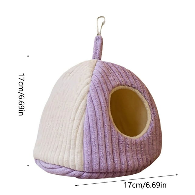 Winter Warm Bird Bed Can Be Hung Or Placed On The Ground Or Desktop Suitable For Small Animals Indoor Use