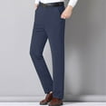 thumbnail image 2 of Zylarhe Casual Pants for Men Mens Casual Long Pants Non Ironing Dress Pants Plus Thickened Suit Pants Long Training Pants Men, 2 of 8
