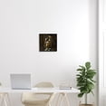 thumbnail image 2 of Stupell Industries The Love Letter Johannes Vermeer Classical Portrait Painting Painting Black Framed Art Print Wall Art, Design by one1000paintings, 2 of 5