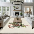 thumbnail image 3 of 8x10 Area Rugs for Living Room, Christmas Non Slip Area Rugs for Kitchen Bedroom Entryway, Xmas Snowflake Botanical Winter Rustic Washable Carpet Runner Rug Floor Mats for Bedroom Home Decor, 3 of 9