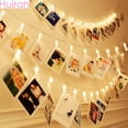 thumbnail image 1 of Banner de luz con clip para fotos, decoración para bodas, fiestas de cumpleaños, pancarta para baby shower para niños, niñas y niños, decoración navideña 2023, 1 of 5
