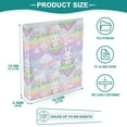 thumbnail image 3 of Three Ring Binder Super Cute Rabbit 1.5 Inch Round Binder D-Rings for Office Supplies and More, 3 of 10
