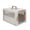 Beige, variant on Sport Pet Designs 19-Inch Collapsible Plastic Dog Kennel, Portable Folding Pet Carrier for Small Dogs and Pets up to 20 lbs, Gray, XS