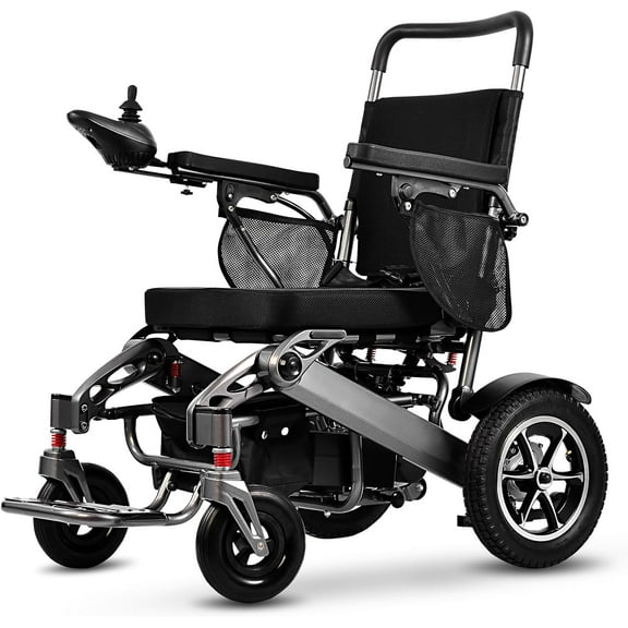 [2025 Upgrade] HASSKY 20 Miles Long Travel Range, Electric Wheelchairs for Adults Electric Chair Lightweight Foldable All Terrain Motorized Wheelchair for Seniors Compact Portable Airline Approved