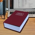 thumbnail image 5 of SPOORYYO Dictionary Diversion Safe - Hidden Box for Home or Office, Red Book-Shaped Portable Safe with Key and Password Locks, Realistic Design for Discreet Storage of Valuables, XXL, 5 of 7