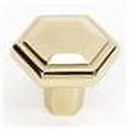 thumbnail image 2 of Alno A423-PB Nicole Cabinet Hexagon Knob Polished Brass, 2 of 2
