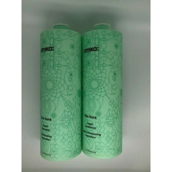 Amika The Kure Repair Shampoo & Conditioner 33.8 oz Duo
