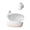 White, variant on YFGEFTR Bluetooth Headphones Clip on Earbuds, Single Clip On Open Ear Headphones, Bluetooth 5.3 Head Set, One Design, for Running Cycling