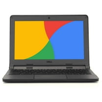 Dell Chromebook 3120, 2.16 GHz Intel Celeron, 4GB DDR3 RAM, 16GB SSD Hard Drive, Chrome, 11" Screen (Grade B Used)