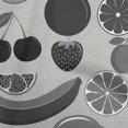thumbnail image 1 of oneOone Cotton Poplin Twill Light Gray Fabric Fruits Fabric For Sewing Printed Craft Fabric By The Yard 56 Inch Wide, 1 of 6