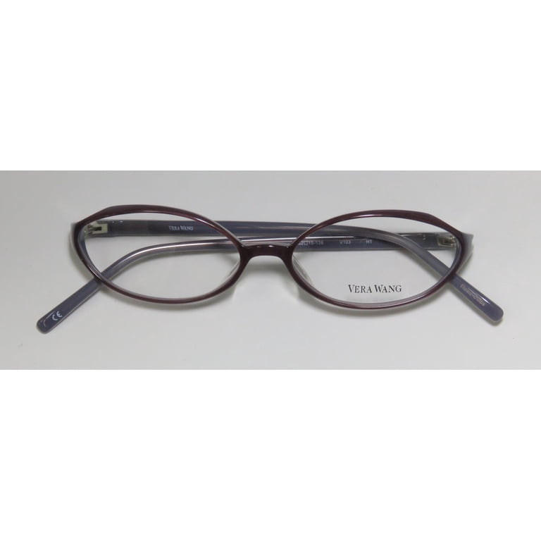 NEW VERA WANG V103 WOMENS/LADIES OVAL FULL-RIM MAUVE / GRAY  display picture 3