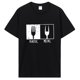 thumbnail image 1 of Camiseta con estampado de objetos diarios para hombre camiseta de manga corta de algodón con tenedor de plástico y Metal camiseta Punk de Hip Hop ropa de calle Vintage, 1 of 8