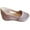 Beige, variant on Women Flat Shoes Slip on Round Toe Breathable Wide Width Comfy Loafer Shoes Size 9