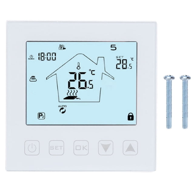 Termostato de calefacción de suelo Ticfox Controlador de temperatura AC230 V 50/60 Hz