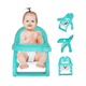 thumbnail image 1 of Xtellar Silla Periquera Baja Bebé Portátil Asiento Con Charola Color Verde Claro Silla Baja, 1 of 1