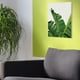 thumbnail image 4 of Cuadro moderno al óleo sobre lienzo con hojas de plantas tropicales sin marco, ideal para el hogar. L, 4 of 9
