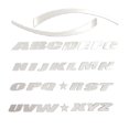 thumbnail image 1 of Pegatinas decorativas YONGSHENG personalizadas motocicleta coche letras de neumáticos, 1 of 5