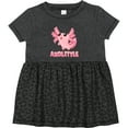thumbnail image 3 of Inktastic Axolittle Cute Baby Axolotl Girls Baby Dress, 3 of 5