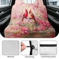 thumbnail image 6 of Xoenoiee Cardinal Cherry Blossom Print Waterproof Towel Back Seat Cover for Car Truck Van SUV, Durable Rear Bench Seat Cover for Kids Dogs, Seat Back Protector, Easy to Install, 6 of 7