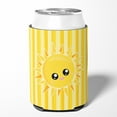 thumbnail image 2 of Sunshine Sun Face on Stripes Can or Bottle Hugger, 2 of 5