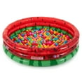 thumbnail image 4 of Intex 66" Round Inflatable Kids Swimming & Wading Watermelon Pool (6 Pack), 4 of 12